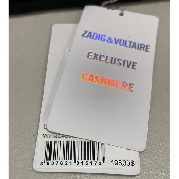 Zadig & Voltaire Cashmere Beanie Hat Striped  Exclusive Design $198 NWT main image 4